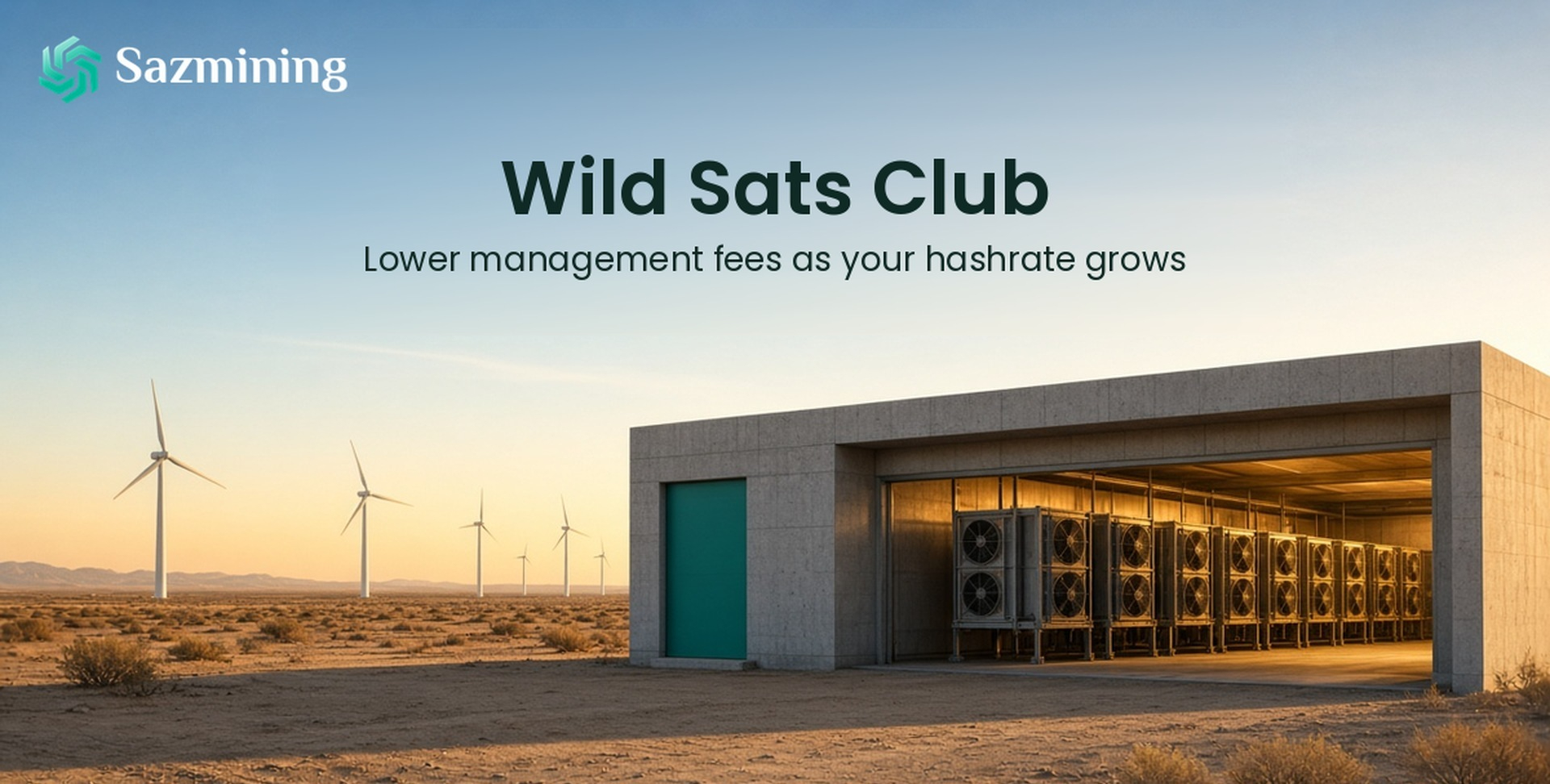„Sazmining“ pristato „Wild Sats Club“ – lojalumo programą, kuri sumažina kasybos valdymo mokesčius, augant klientų „hashrate“