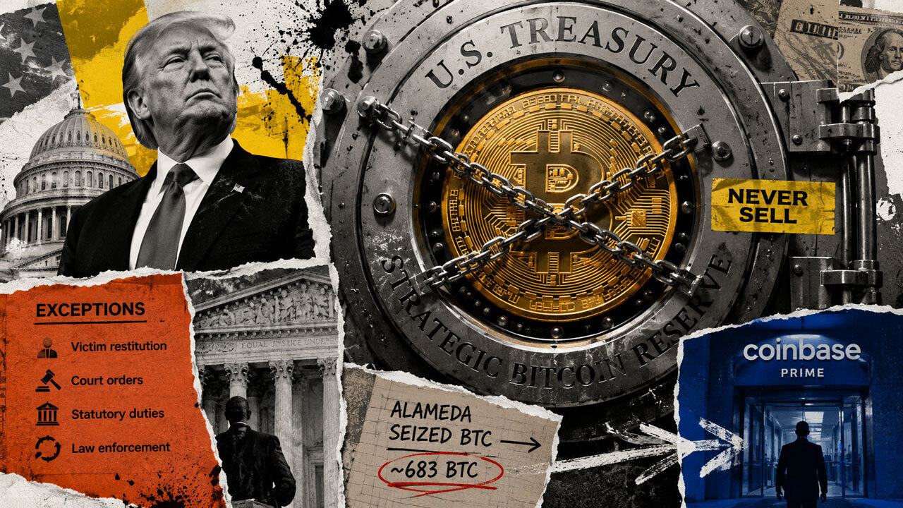 Kaip vienas mažas BTC pervedimas atskleidė Trumpo strateginio Bitcoin rezervo „niekada neparduok“ smulkmeną