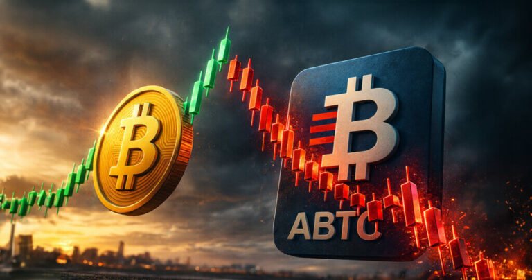 Erico Trumpo amerikietiškas „Bitcoin“ pasidalijo santykiu 1:15, kad išvengtų „Nasdaq“ išbraukimo iš biržos, turint 8 tūkst. BTC