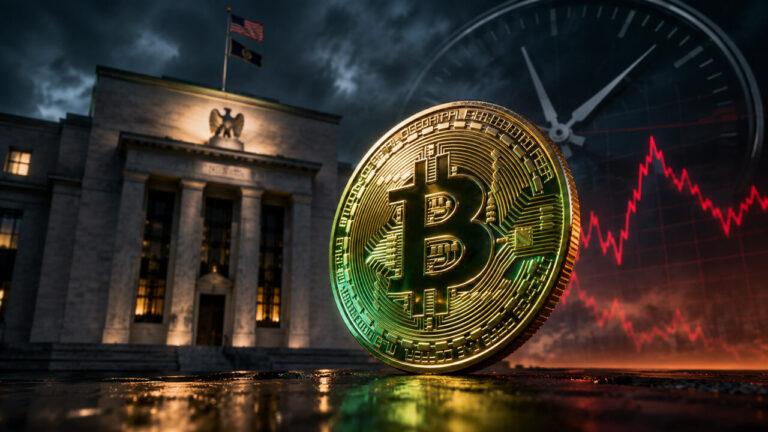 Bitcoin susiduria su 90 minučių Fed šoku, nes šiandien susiduria VKI ir Warsh parodymai