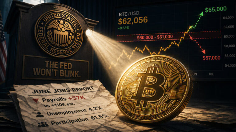 Bitcoin likvidumo etalonas per Nepriklausomybės dieną, kai Volstrytas užsidaro