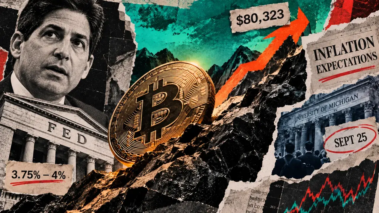 Bitcoin: 80 000 USD atšokimas susiduria su infliacijos lūkesčių testu