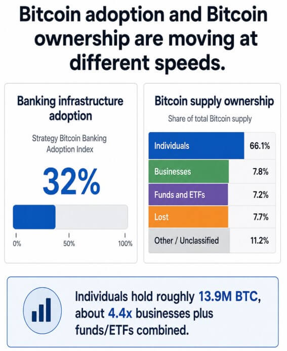 Bankai stato bėgius, siekdami pasipelnyti iš 13,9 mln. BTC, kurių jiems nepriklauso