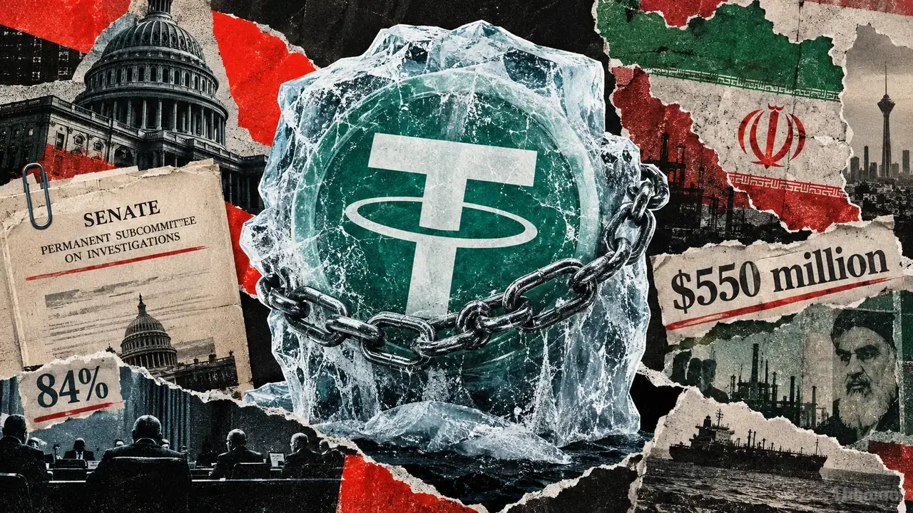 Tether teigia, kad Irane įšaldoma 550 milijonų dolerių, tačiau 35 milijonai dolerių nuslydo pro Senatą