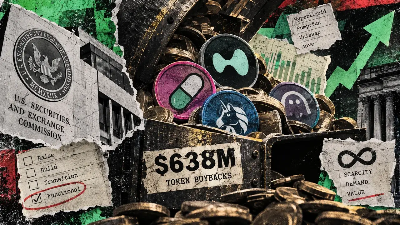 SEC pašalino reguliavimo kliūtį, nes kriptovaliutų žetonų supirkimas pasiekė rekordinį 638 mln