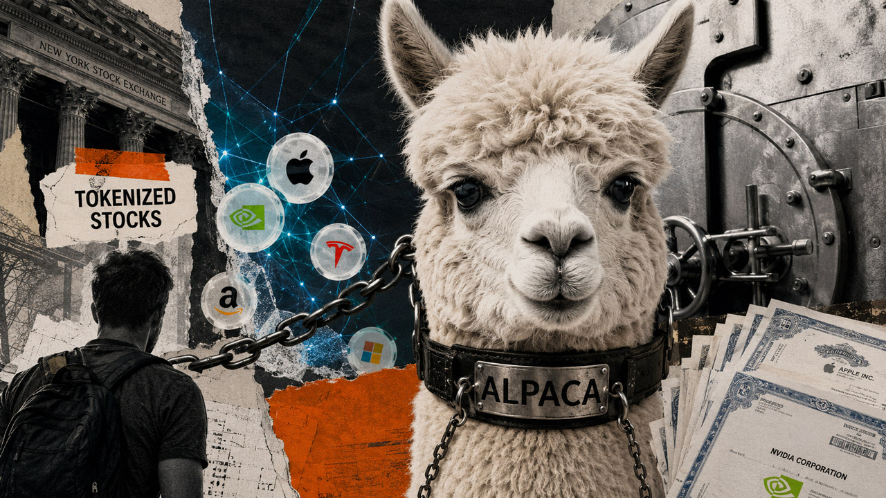 „Crypto“ pažadėjo panaikinti vertybinių popierių maklerius, tačiau 94% jos tokenizuotos rinkos dabar priklauso nuo „Alpaca“