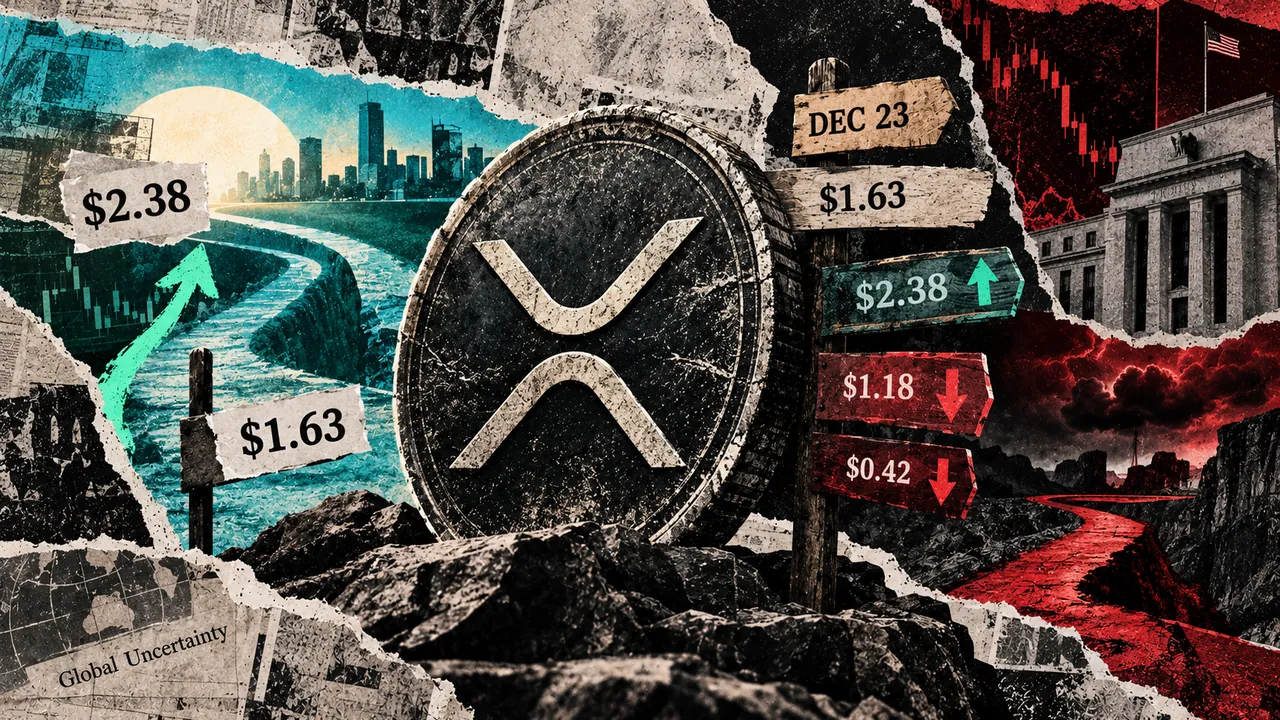 XRP prognozė: atšokimas artėja prie 1,63 USD gruodžio medianos