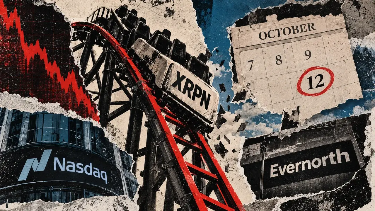XRP iždo SPAC sumažėjo 50% per dieną prieš Evernorth debiutą Nasdaq